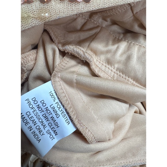 Mac Duggal Sequin Plunge Neck Maxi Evening Gown in Sunset NEW Size 6 - Picture 14 of 16